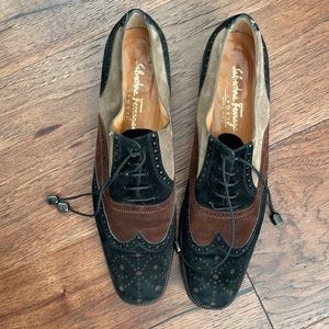 Salvatore Ferragamo Suede Sport Shoes